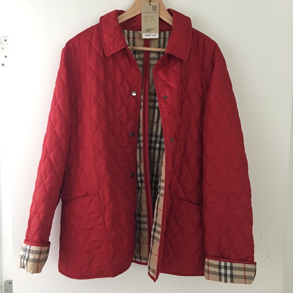 Burberry quilted jacket